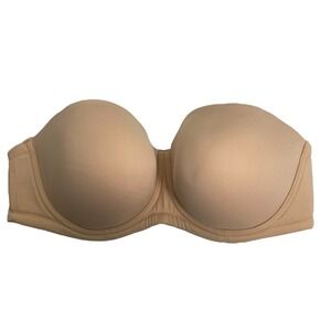 Enchanted Strapless Bra 40D Seamless Nude‎ Underwire Women's Lingerie 66